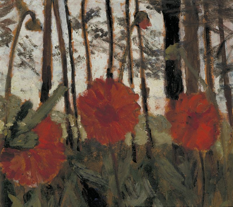 HKH_Paula Modersohn-Becker, Rote Georginen, um 1904_M10573